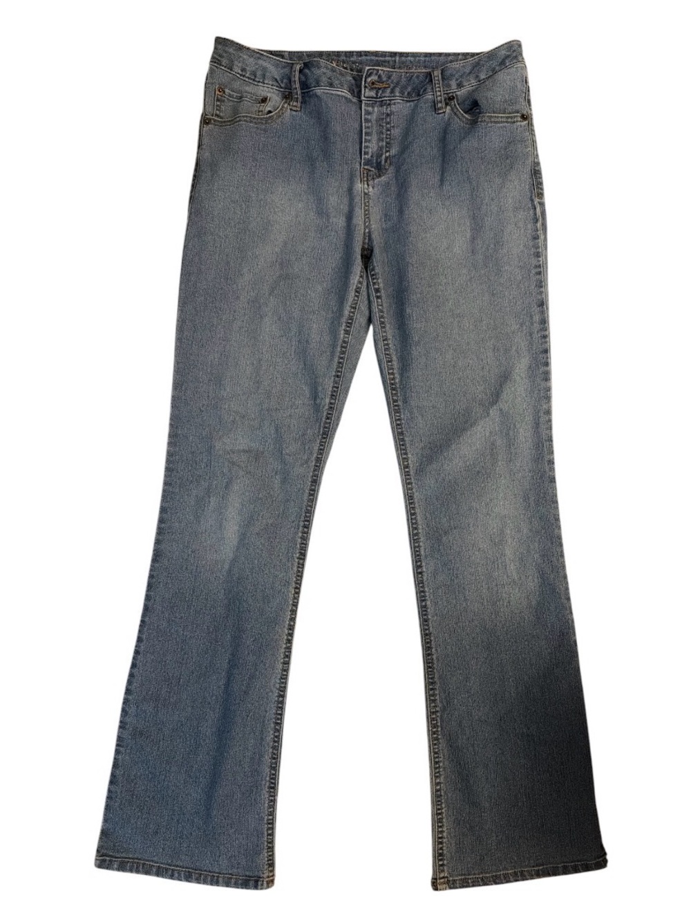 Natural Reflections Women's Straight-Leg Jeans in Faded Blue